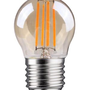 LED FILAMENT E27 KOGEL DIMBAAR AMBER GLAS 4W-0