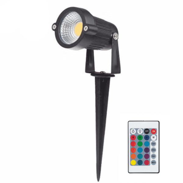 TUINSPOT MET GRONDPEN 6W RGB-0