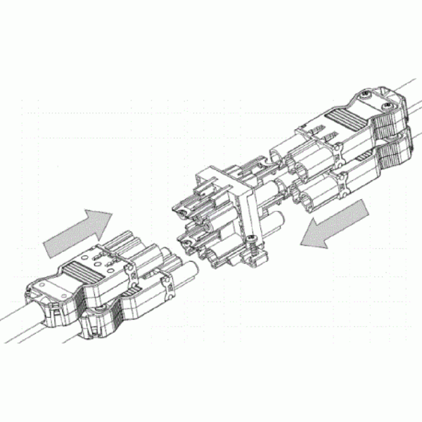 WIELAND 3 WEG SPLITTER GST18/3-5194